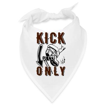 Kick only - Bandana - Weiß - Vorne