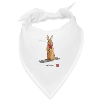 Skihaserl - Bandana - Weiß - Vorne