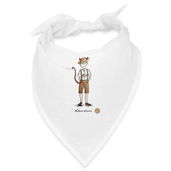 Lausbua - Bandana - Weiß - Vorne