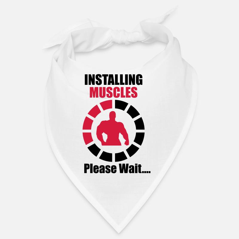 Installing Muscles (Loading) Funny Bandana