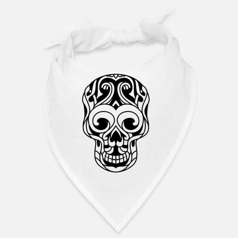 crâne décoré tribal Bandana