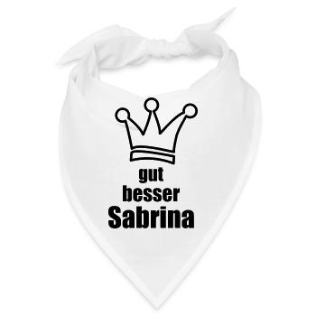 Sabrina - Bandana - Weiß - Vorne