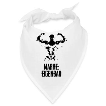 bodybuilding man - Bandana - Weiß - Vorne