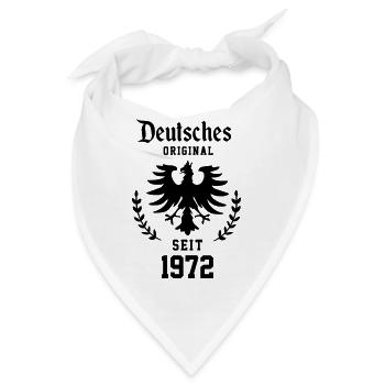 1972 - Geburtstag - Birthday - Geburt - Ehrentag - Bandana - Weiß - Vorne