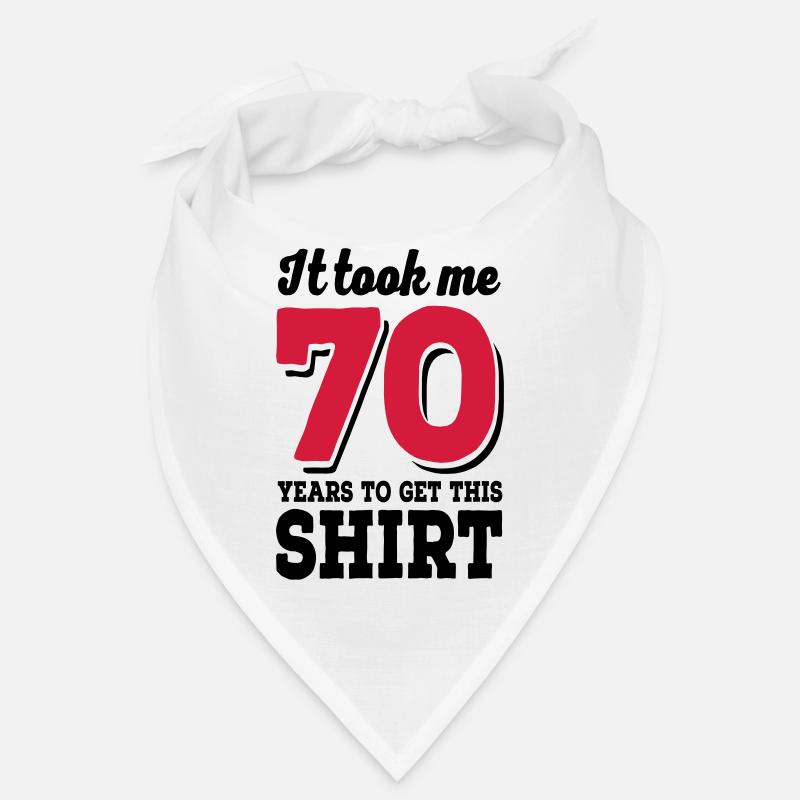 70th birthday Bandana