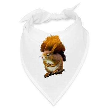 squirrel - Bandana - Weiß - Vorne