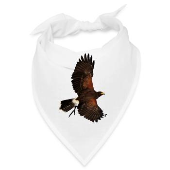 adler eagle birds voegel vogel1 - Bandana - Weiß - Vorne