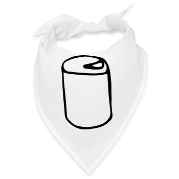 Dose 2, Medizin, Coladose, Getränk - Bandana - Weiß - Vorne