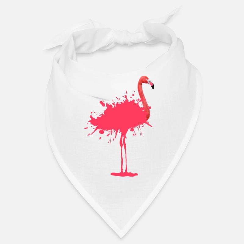 Flamingo - Farbklecks Bandana