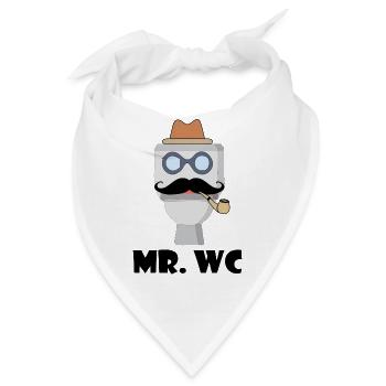 MR WC - Bandana - Weiß - Vorne