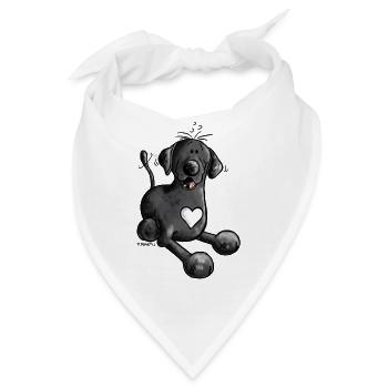 Labbi Love - Labrador Retriever - Bandana - Weiß - Vorne