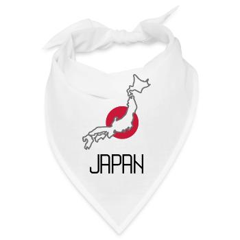 japan - Bandana - Weiß - Vorne