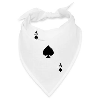 Ace of Spades - Bandana - Weiß - Vorne
