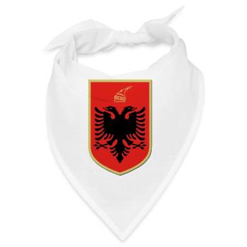 Albanien - Bandana - Weiß - Vorne