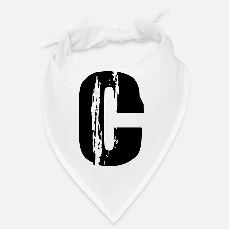 C - Buchstabe Bandana