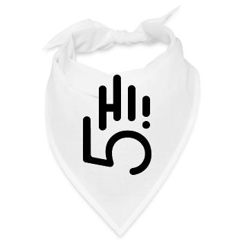HI5 hi five - Bandana - Weiß - Vorne