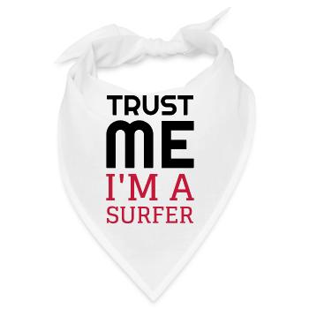 Surfen / Surfer / Surf / Surfing / Strand - Bandana - Weiß - Vorne