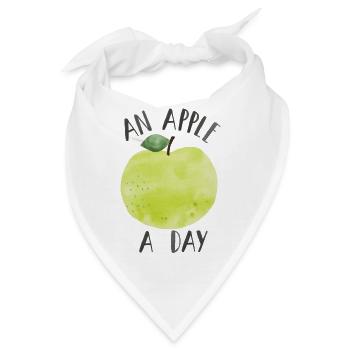 an apple a day - Bandana - Weiß - Vorne