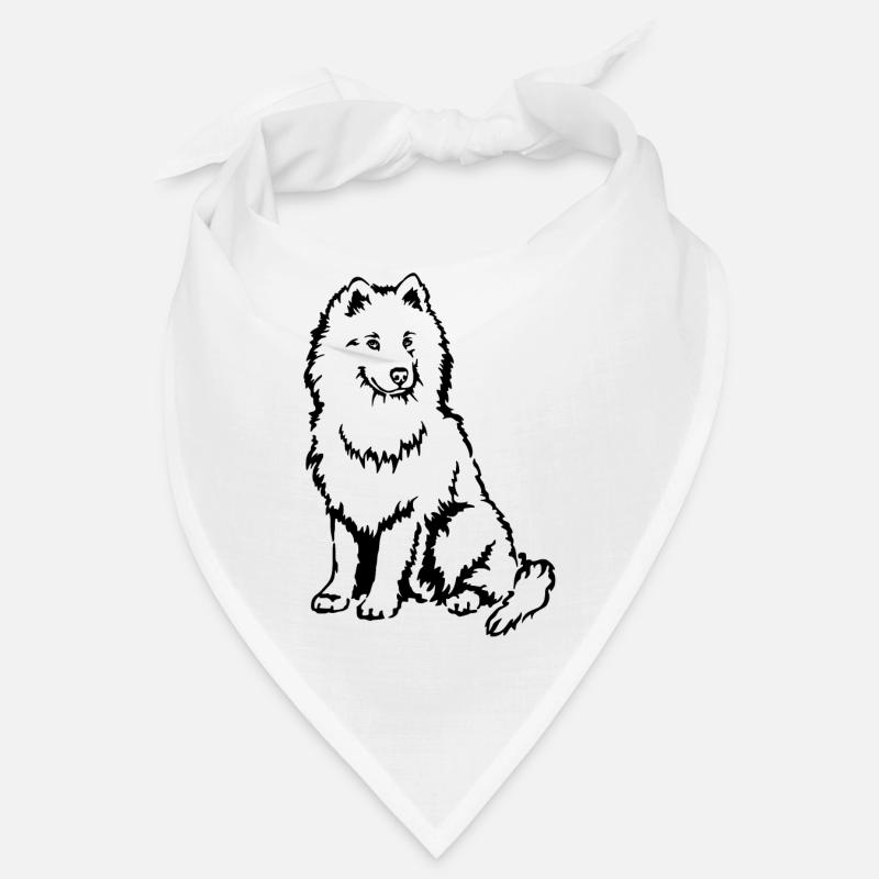 Samojede - Bandana - Weiß