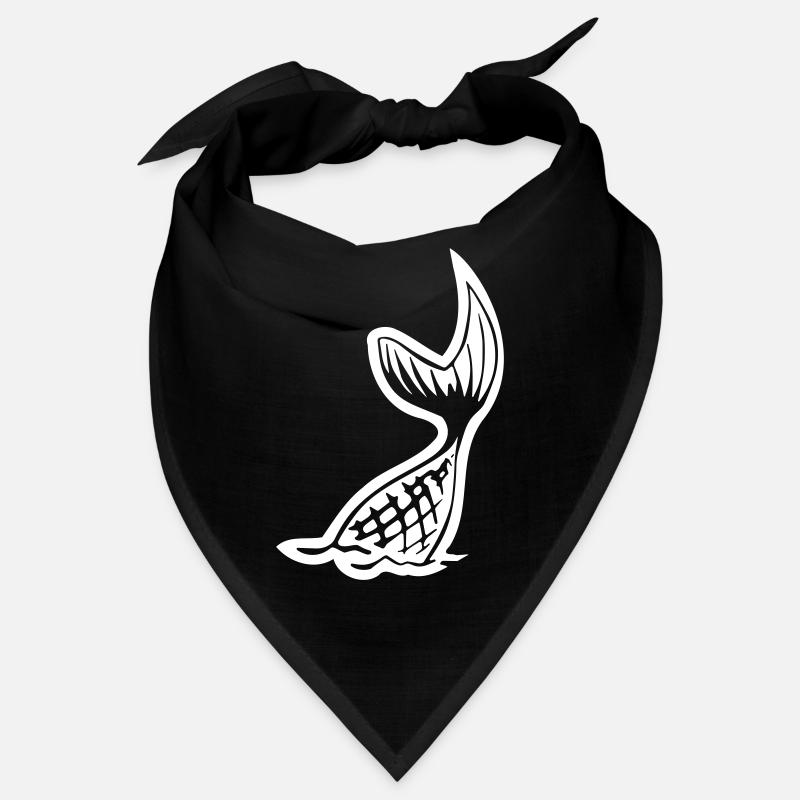 queue de sirène blanche Bandana