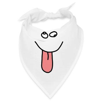 Frecher Bube - Bandana - Weiß - Vorne