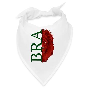 Wild Löwenkopf BRA - Bandana - Weiß - Vorne