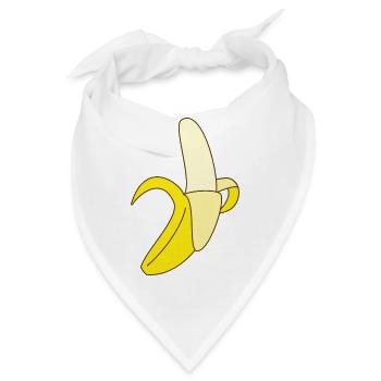 Banane - Bandana - Weiß - Vorne