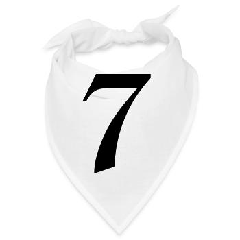 7 - Bandana - Weiß - Vorne