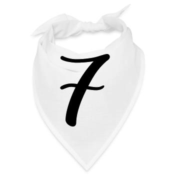 7 - Bandana - Weiß - Vorne