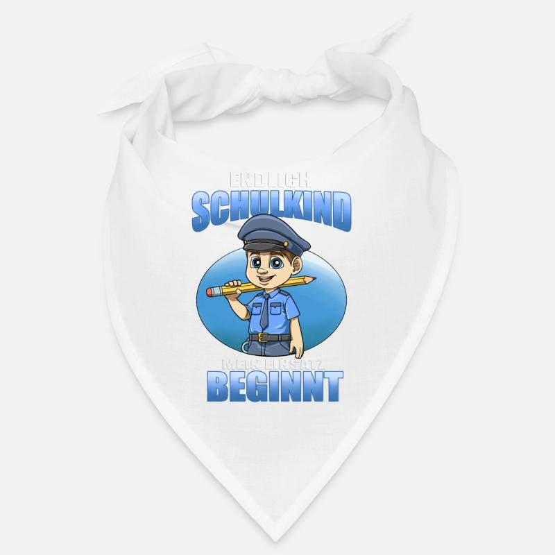 Einschulung Polizei Shirt - Einschulung Vorschule Bandana