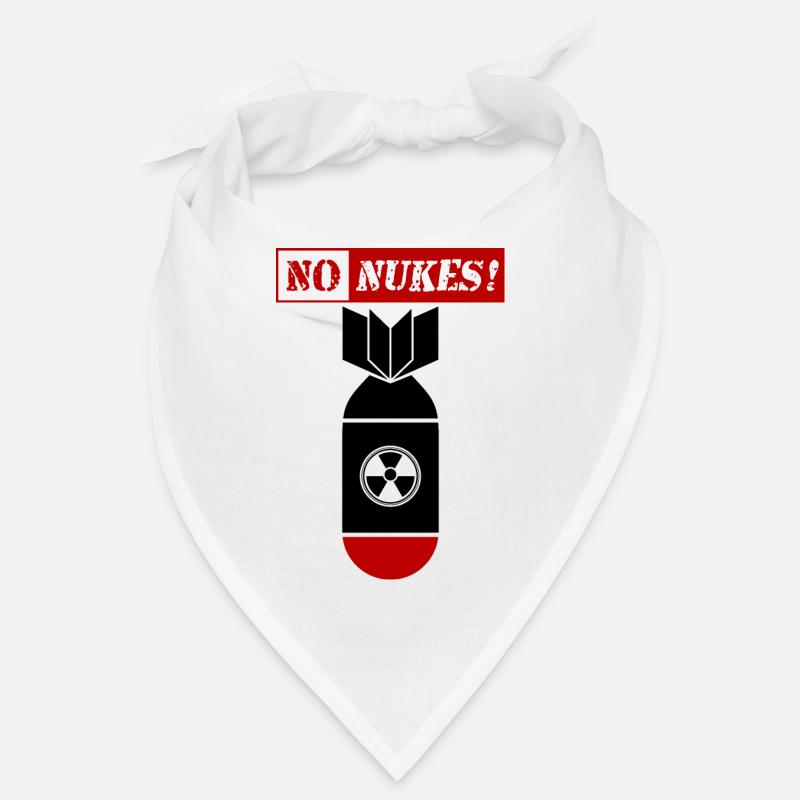 PAS D'| NUKES PAS DE | NUKE PAS DE | NUCLÉAIRE PAS DE GUERRE ! Bandana