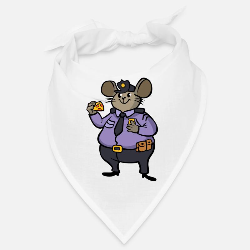 Mice Policeman / Policeman Mouse Bandana