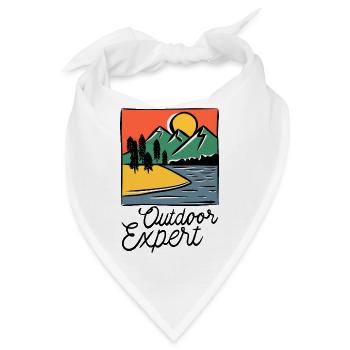 Outdoor-Experte - Bandana - Weiß - Vorne