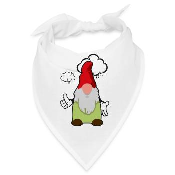 Grummelzwerg Cloud - Bandana - Weiß - Vorne