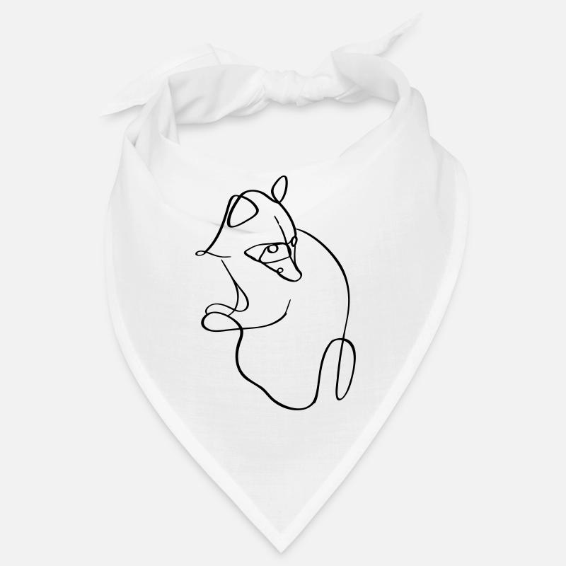 Stylized stylized stylized raccoon Bandana