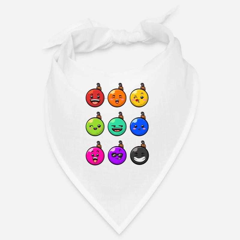 9 boules de Noël #10/10 colorées Bandana