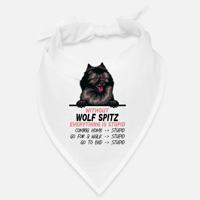 Ohne Wolfsspitz ist alles doof Bandana