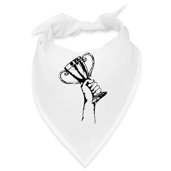 Fußball Soccer - Bandana - Weiß - Vorne