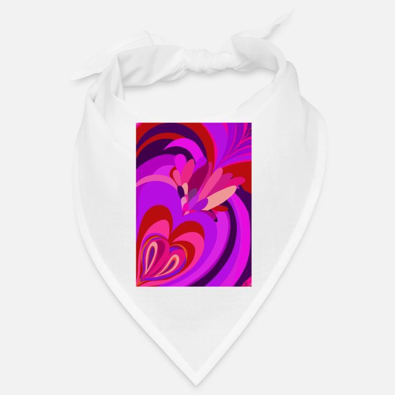 Psychedelic heart Bandana