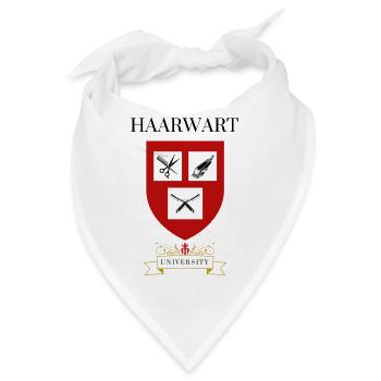 Haarwart University - Bandana - Weiß - Vorne