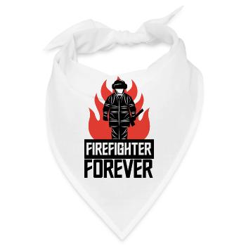 Feuerwehrmann Berufsfeuerwehr Statement Feuerwehr - Bandana - Weiß - Vorne