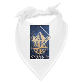 Adventure Travel Hiking Mountain - Bandana - Weiß - Vorne