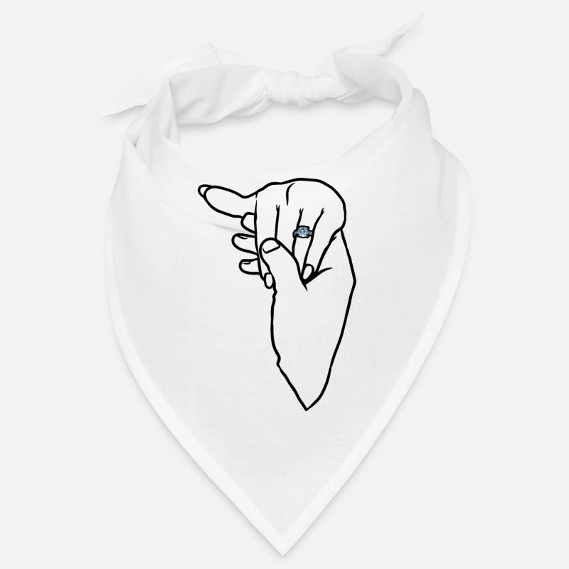 Verlobungs-Ehering-Hand Bandana