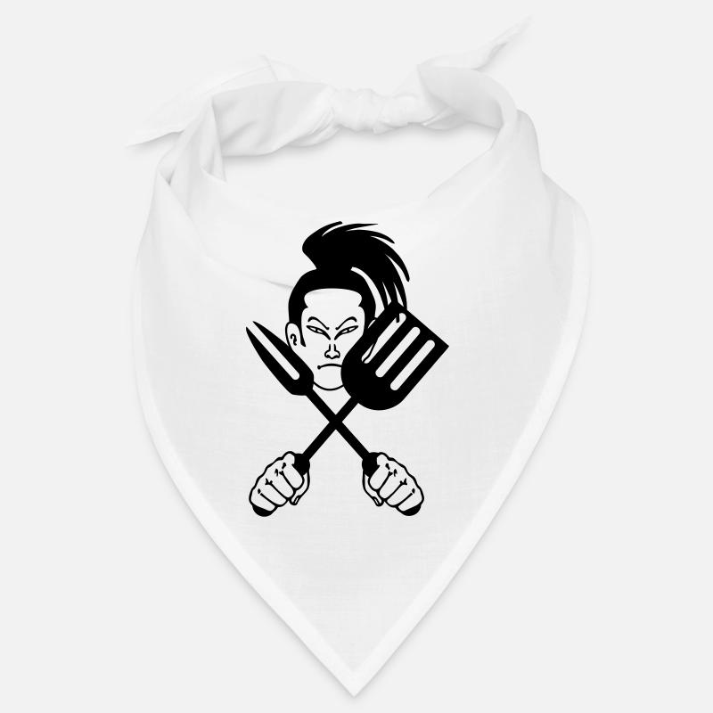 Cuisinier samouraï japonais Bandana