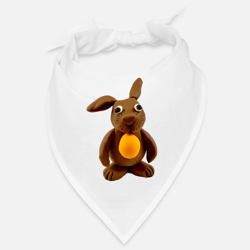 Lapin en pâte à modeler Bandana