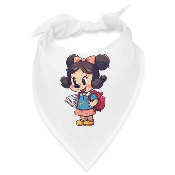 school girl - Bandana - Weiß - Vorne