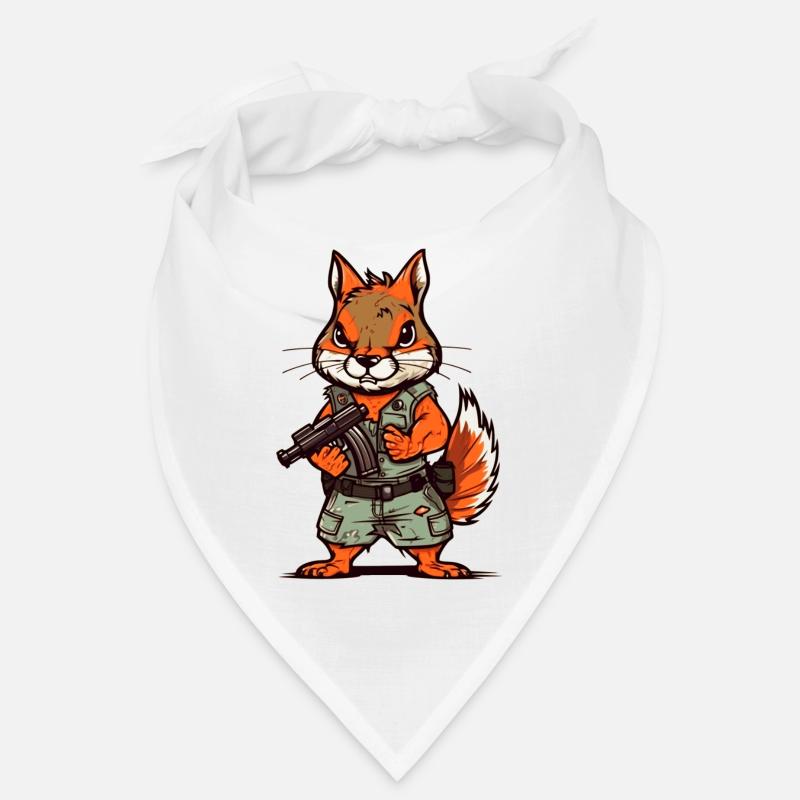 Squirrels armed to the teeth Bandana