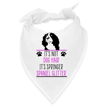 Springer-Zitat - Bandana - Weiß - Vorne