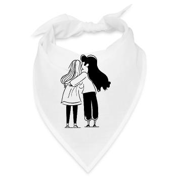 Freundschaft - Bandana - Weiß - Vorne