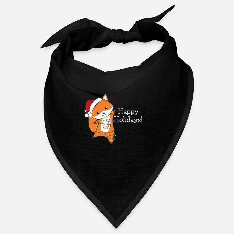 Fox Christmas Snow Winter Animals Foxes Bandana